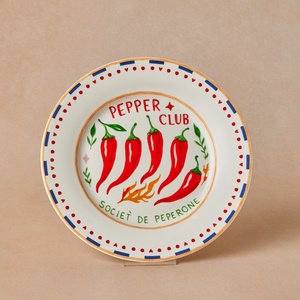 Karaca Pepper Club Pasta Tabağı 19 cm Mavi