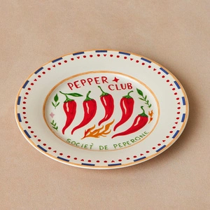 Karaca Pepper Club Pasta Tabağı 19 cm Mavi