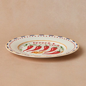 Karaca Pepper Club Pasta Tabağı 19 cm Mavi