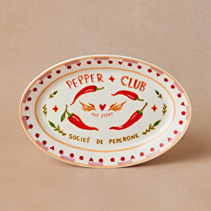 Karaca Pepper Club Kayık Tabak 20 cm
