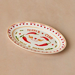 Karaca Pepper Club Kayık Tabak 20 cm