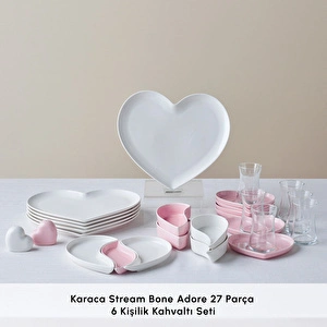Karaca Forever Bone Adore 27 Parça 6 Kişilik Kahvaltı Takımı görseli 3