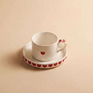 Karaca Sweetheart Çay Fincan Takımı Beyaz 195 ml görseli 4