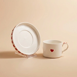 Karaca Sweetheart Çay Fincan Takımı Beyaz 195 ml