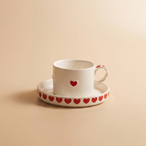 Karaca Sweetheart Çay Fincan Takımı Beyaz 195 ml
