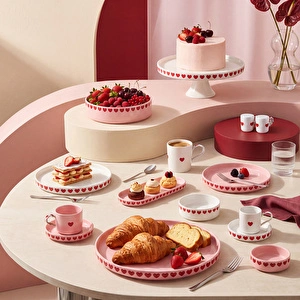 Karaca Sweetheart Kahve Fincan Takımı Pembe görseli 5
