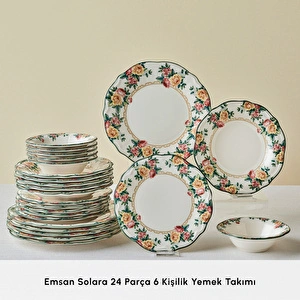 Emsan Solara 24 Parça 6 Kişilik Yemek Takımı