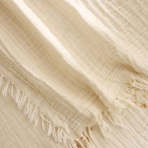 Karaca Home Nobile Brodeli Muslin Çift Kişilik Pike Takımı Sarı görseli 6