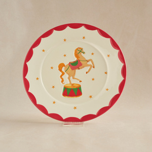 Karaca New Year Yılbaşı Carousel Servis Tabağı 26,5 cm