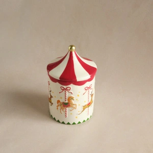 Karaca New Year Yılbaşı Carousel Baharatlık 16,5 cm