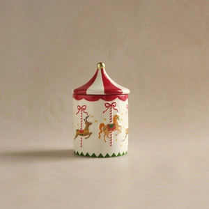 Karaca New Year Yılbaşı Carousel Baharatlık 16,5 cm