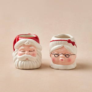 Karaca New Year 27 Santa Couple Double Kahve Fincanı 2 Kişilik 150 ml