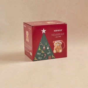 Karaca New Year Yılbaşı New Bear Kupa 450 ml görseli 5