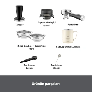 Jumbo X Homend LattePrimo 5018H Barista Tipi Çekirdek Öğütücülü Espresso Makinesi, 20 Sıcak ve Soğuk İçecek görseli 11