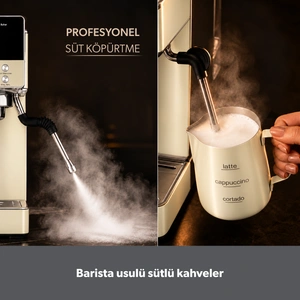 Jumbo X Homend LattePrimo 5018H Barista Tipi Çekirdek Öğütücülü Espresso Makinesi, 20 Sıcak ve Soğuk İçecek görseli 6