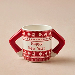 Karaca New Year Yılbaşı Sweater Kupa 420 ml