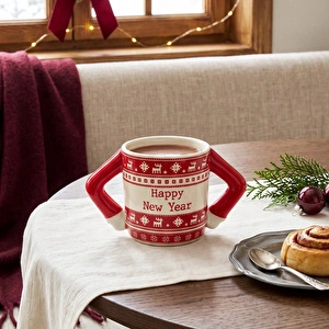 Karaca New Year Yılbaşı Sweater Kupa 420 ml