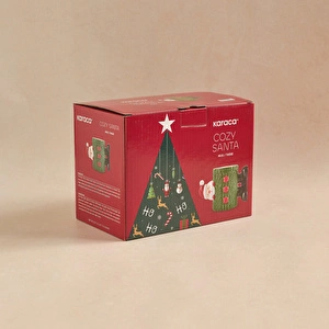Karaca New Year Yılbaşı Cozy Santa Kupa 410 ml görseli 6