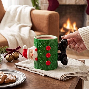 Karaca New Year Yılbaşı Cozy Santa Kupa 410 ml