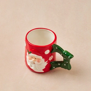 Karaca New Year Yılbaşı Snowy Santa  Kupa 430 ml görseli 5