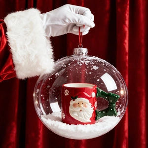 Karaca New Year Yılbaşı Snowy Santa  Kupa 430 ml