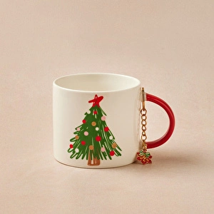 Karaca New Year Yılbaşı Charm Hediyeli Tree Kupa 350 ml