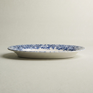 Emsan Floransa Kayık Tabak 26 cm Mavi