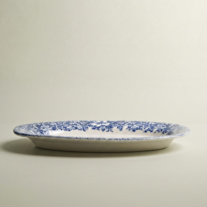 Emsan Floransa Kayık Tabak 33 cm Mavi