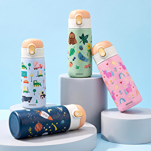 Karaca Little Joys Unic Çelik Sızdırmaz Termos 500 ml görseli 5
