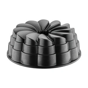 Emsan Black Shiny Rose Döküm Kek Kalıbı 22 cm görseli 4
