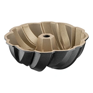 Emsan Black Shiny Slice Döküm Kek Kalıbı 22 cm