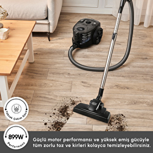Karaca Vantuz ForceX Elektrikli Süpürge Black