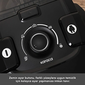 Karaca Vantuz ForceX Elektrikli Süpürge Black görseli 9