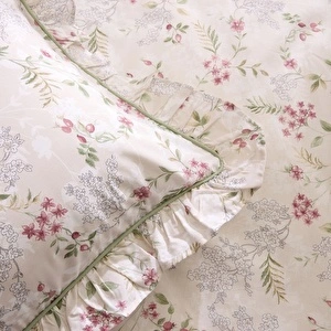 Kaşmir Home Papillon %100 Pamuk Çift Kişilik Nevresim Takımı Çağla görseli 2