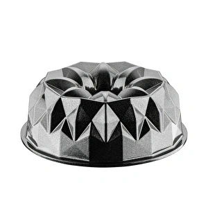 Emsan Black Shiny Star Döküm Kek Kalıbı 22 cm
