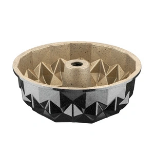Emsan Black Shiny Star Döküm Kek Kalıbı 22 cm görseli 5