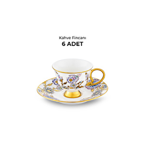 Emsan Hera 6 Kişilik Kahve Fincan Takımı 80 ml görseli 4