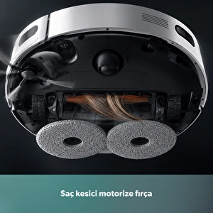 Homend Alex 40 Otomatik Boşaltım Sistemli Moplu 28.000 Pa Robot Süpürge görseli 7