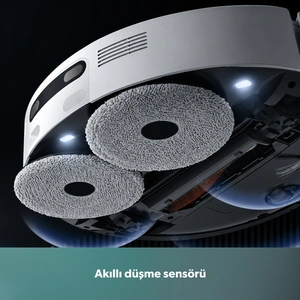 Homend Alex 40 Otomatik Boşaltım Sistemli Moplu 28.000 Pa Robot Süpürge görseli 12