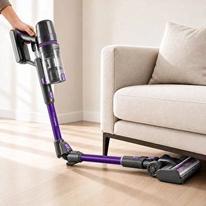 Homend Dustrıder 1273H Katlanabilir Borulu Dikey Süpürge Mor