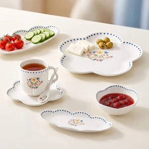 Emsan Pastel 32 Parça 6 Kişilik Kahvaltı Takımı görseli 2