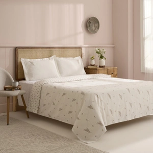 Kaşmir Home Elena %100 Pamuk Çift Kişilik Nevresim Takımı Bej görseli 6