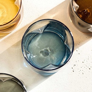 Leonardo Vesuvio El Yapımı Karışık Renkli Su Bardağı Seti 300 ml görseli 5