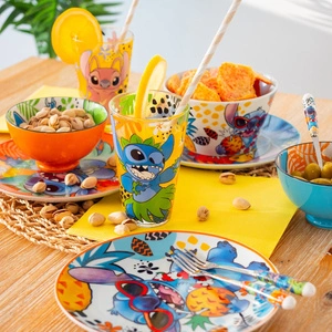 Egan Italy Disney Stitch 2'li Cam Bardak Seti görseli 2
