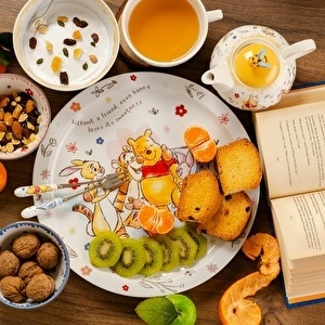 Egan Italy Winnie the Pooh 4'lü Tatlı Çatalı Seti görseli 3