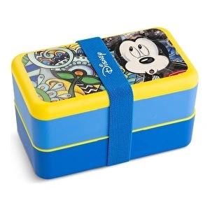 Egan Italy Mickey Mouse F&E Mavi Beslenme Kutusu görseli 1