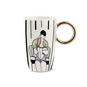 Egan Italy Abbracci Home Porselen Mug 420 ml görseli 1