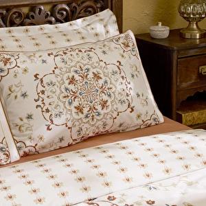 Karaca Home Nomia %100 Pamuk Baskılı Çift Kişilik Nevresim Takımı görseli 4