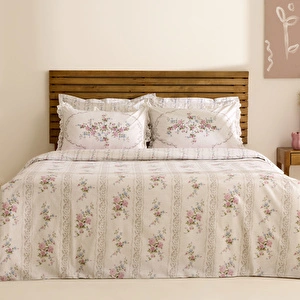 Karaca Home Solmere %100 Pamuk Baskılı Çift Kişilik Nevresim Takımı görseli 1