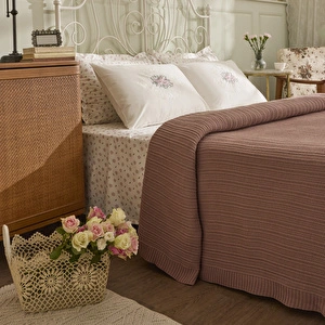 Karaca Home Jane Çift Kişilik Battaniye Nish Set görseli 7